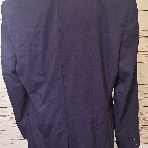 Ralph Lauren Blue Label Navy Stretch Wool Blend Blazer Made For Dillards 40R - Picture 7 of 12